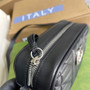 Gucci 634936 GG Marmont mini shoulder handbag black