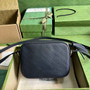 Gucci Blondie small shoulder bag in navy blue leather 742360