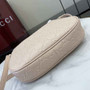 Gucci GG Emblem small shoulder bag 815409 in light pink GG leather