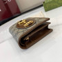 Gucci Horsebit 1955 card case wallet, 621887 in brown leather - Default Title - View 6