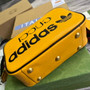 adidas x Gucci small shoulder bag 702427 Yellow leather - Default Title - View 6