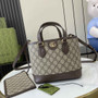 Gucci Ophidia mini tote bag 811716 in brown leather