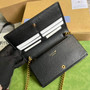 adidas x Gucci ‎621892 wallet with chain Off-white and black leather - Default Title - View 7