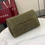 Gucci Softbit medium top handle bag, 837467 in green suede