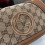 Gucci Blondie mini shoulder bag in dark brown GG canvas ‎815711 - Default Title - View 5