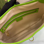Gucci Jackie small shoulder bag in green patent leather 782849