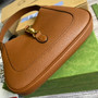 Gucci ‎636709 Jackie 1961 small natural grain bag brown natural grain leather - Default Title - View 6