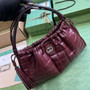 Gucci Deco medium tote bag in red leather 746210 - Default Title - View 6