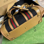 Gucci ‎715771 Mini canvas top handle bag Light brown leather - W22cm x H15cm x D11cm / Light brown leather - View 8