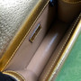 Gucci ‎�?21970 Dionysus leather mini bag gold leather
