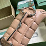 Gucci Horsebit Chain small shoulder bag �?64339 in Rose beige leather