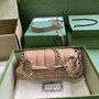 Gucci Horsebit Chain small shoulder bag �?64339 in Rose beige leather