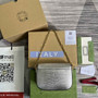 Gucci 675801 Horsebit 1955 lizard mini bag silver leather - Default Title - View 2