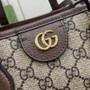 Gucci Ophidia small tote bag 765043 in brown leather - Default Title - View 7