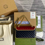 Gucci GG 443497 Marmont small shoulder handbag blue red