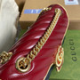 Gucci GG 443497 Marmont small shoulder handbag blue red