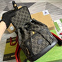 Gucci 674147 Backpack with Interlocking G black GG Supreme - Default Title - View 8