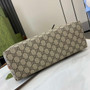 Gucci GG Emblem medium tote bag 815214 dark brown fabric