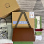 Gucci 400249 Dionysus small shoulder bag leather brown