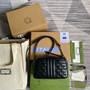 Gucci �?47632 GG Marmont small shoulder bag Black