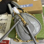 Gucci ‎702251 GG Matelassé leather mini bag gray - Default Title - View 4