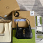 Gucci ‎636709 Jackie 1961 small python bag Black - Default Title - View 2
