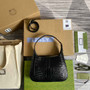 Gucci ‎636709 Jackie 1961 small python bag Black - Default Title - View 3