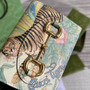 Gucci Horsebit 1955 card case wallet 621887 Beige tiger - W11cm x H17.5cm / Beige - View 6