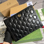Gucci 723780 GG Matelassé pouch black