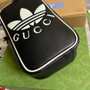 adidas x Gucci mini top handle bag 702387 Black leather - Default Title - View 6