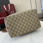 Gucci GG Emblem medium bucket bag ‎815103 in brown fabric