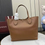 Gucci Totissima large reversible tote bag �?39112 brown leather
