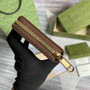 ‎Gucci 673003 Zip around wallet with Interlocking G brown