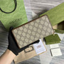 ‎Gucci 673003 Zip around wallet with Interlocking G brown - Default Title - View 2