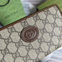 ‎Gucci 673003 Zip around wallet with Interlocking G brown - Default Title - View 7