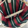 Gucci GG Emblem medium bucket bag ‎815103 in white fabric