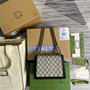 Gucci ‎�?21970 Dionysus mini bag Beige and blue GG Supreme canvas