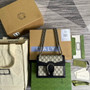 Gucci ‎�?21970 Dionysus mini bag Beige and blue GG Supreme canvas