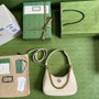 Gucci 731817 Aphrodite small shoulder bag in beige leather