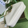 Gucci 731817 Aphrodite small shoulder bag in beige leather
