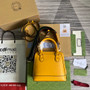 adidas x Gucci 677212 Horsebit 1955 mini bag Yellow and black leather - Default Title - View 3