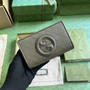 Gucci Blondie wallet 760336 in dark green leather