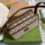 Gucci �?58572 Mini bag with Interlocking G brown leather