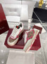 Gucci Re-Web sneaker �?07057 Pink and ebony Original GG canvas