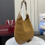 Gucci B large shoulder bag, 815924 in brown GG suede