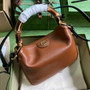 Gucci 746251 Diana small shoulder bag in brown leather - Default Title - View 6