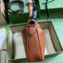 Gucci 746251 Diana small shoulder bag in brown leather - Default Title - View 4