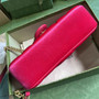 Gucci GG Marmont Small Shoulder Bag 443497 Dark pink velvet