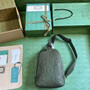 Gucci Jumbo GG crossbody bag ‎766937 in Green leather - Default Title - View 2