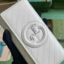Gucci Blondie continental wallet 760302 in beige leather - Default Title - View 5
